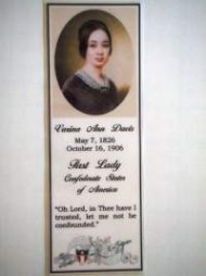 Varina Davis bookmark