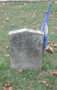 Grave of Captain Redmond Burke, 1st Virginia Cavalry & Stuart staff officer