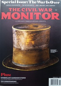 The Civil War Monitor, Spring 2015 with recommendation for The Confederate Alamo by John Fox